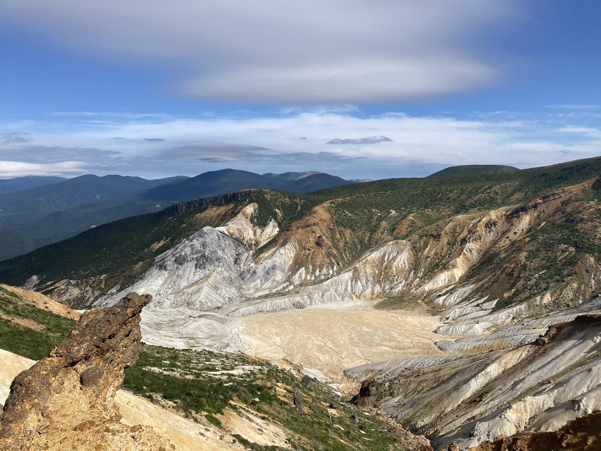 連なる山 連なる山 連なる山 Ishizuchi Mountain Range] From Mt. Ishizuchi to