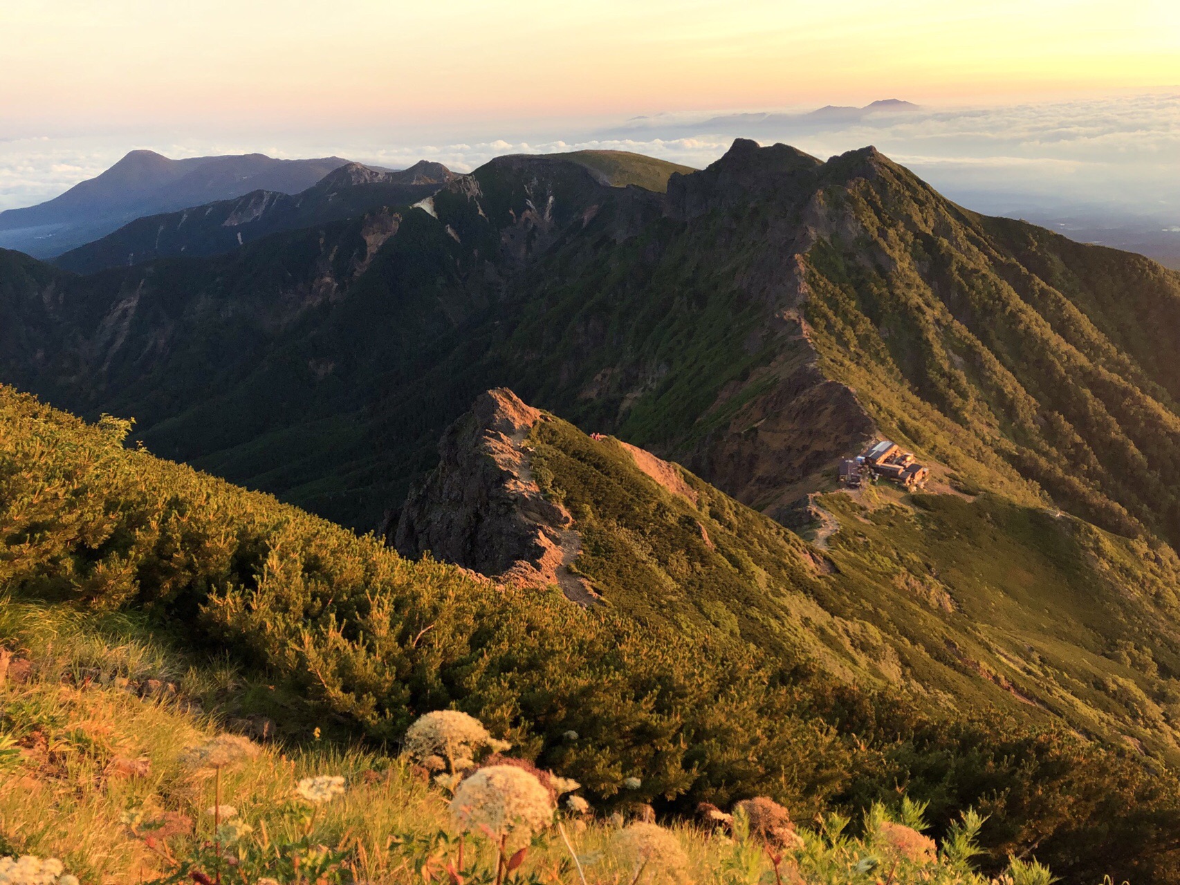 5days 八ヶ岳連峰縦走 編笠山 西岳 西ギボシ 東ギボシ 権現岳 旭岳 赤岳 中岳 阿弥陀岳 三叉峰 横岳 硫黄岳 赤岩ノ頭 峰の松目 箕冠山 根石岳 東天狗岳 西天狗岳 中山 丸山 ニュウ 茶臼山 縞枯山 雨池山 三ッ岳 北横岳 蓼科山 4410さんの
