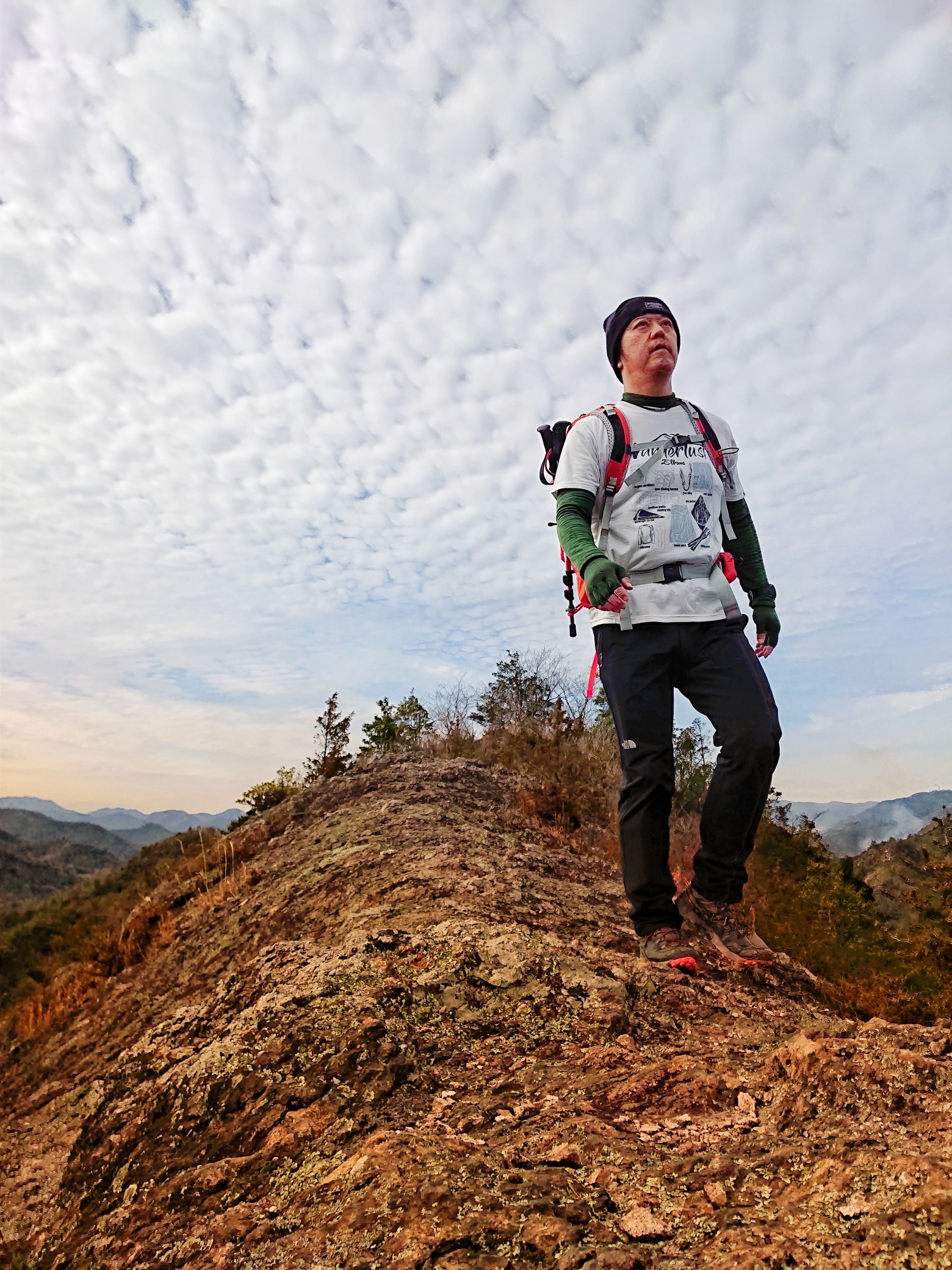 加西アルプス 笠松山 兵庫県 善防山 01 26 Ama Trekさんの加西アルプス 笠松山 善防山の活動データ Yamap ヤマップ