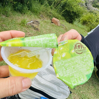 凍ったゼリーもおいしかったよありがとー
