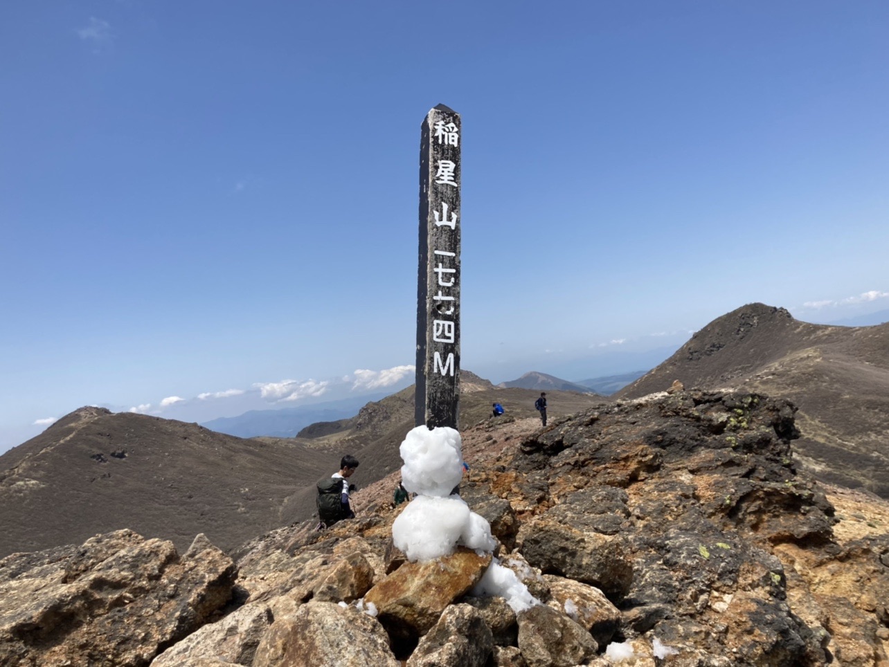 5月の雪 くじゅう連山 ちよまるさんの九重山 久住山 大船山 星生山の活動データ Yamap ヤマップ