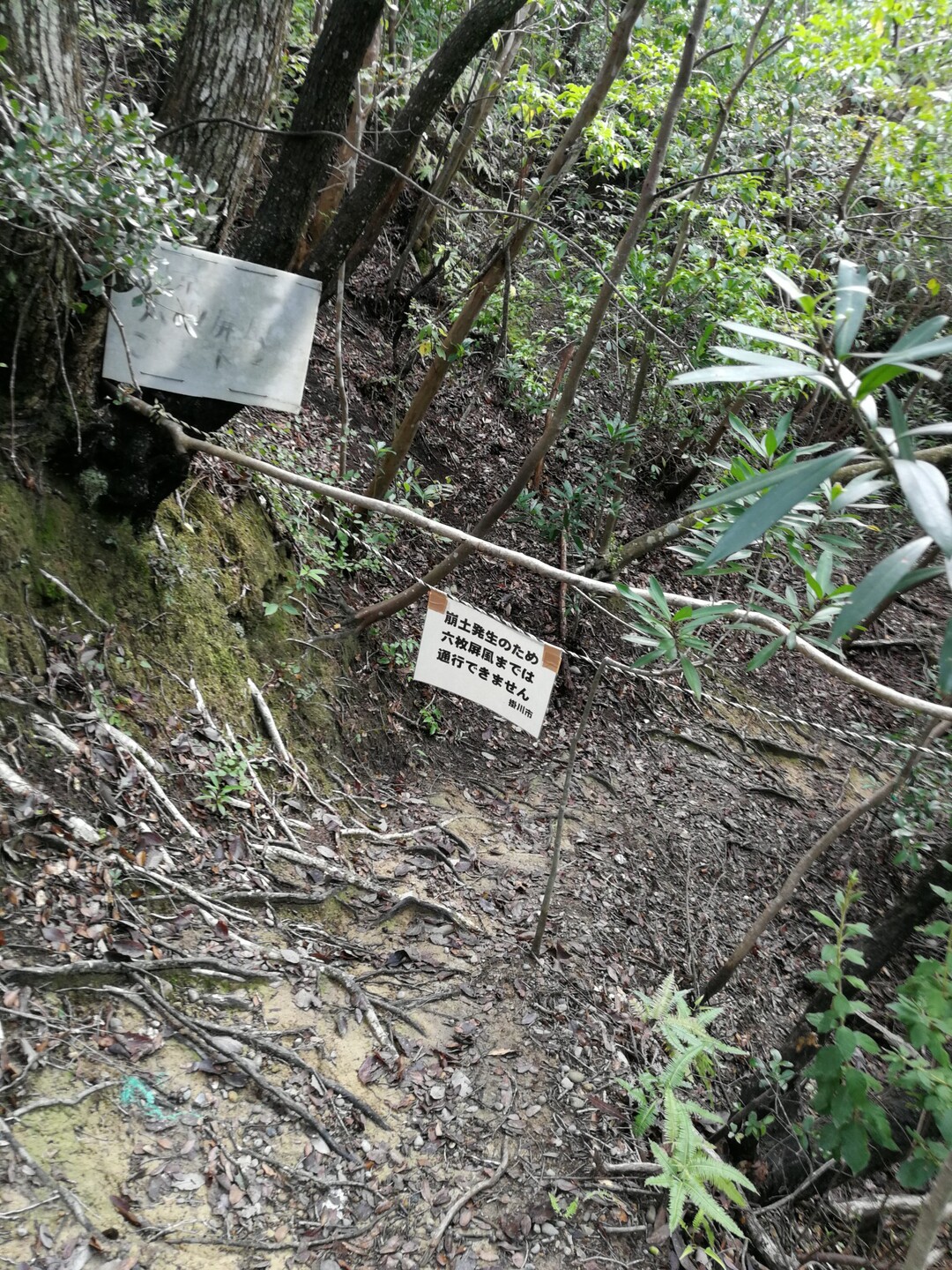 封鎖中 小笠山 六枚屏風は通れませーん Funapopoさんの小笠山の活動データ Yamap ヤマップ