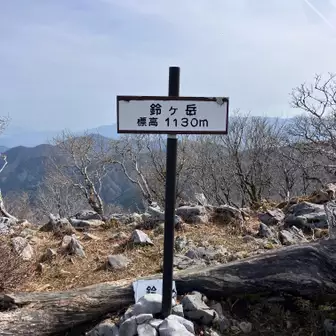 鈴ケ岳山頂🪧最後の斜面には
福寿草がいっぱい咲いていました🌼