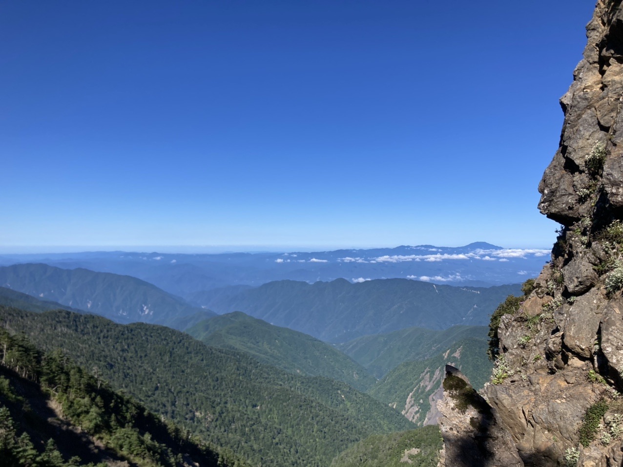 池口岳 鶏冠山 テント泊 登 池口林道登山口 黒薙尾根 下 シャクナゲ沢ルート 犬切尾根 アクラブさんの池口岳 加加森山 光岳の活動データ Yamap ヤマップ