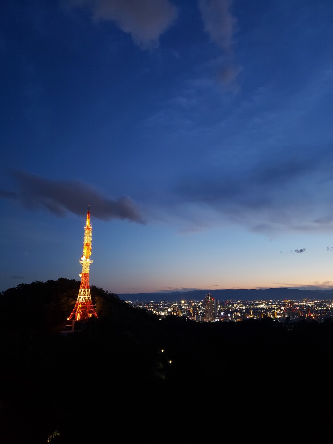 金華山で夕日 夜景 といさんの金華山 洞山 舟伏山の活動日記 Yamap ヤマップ