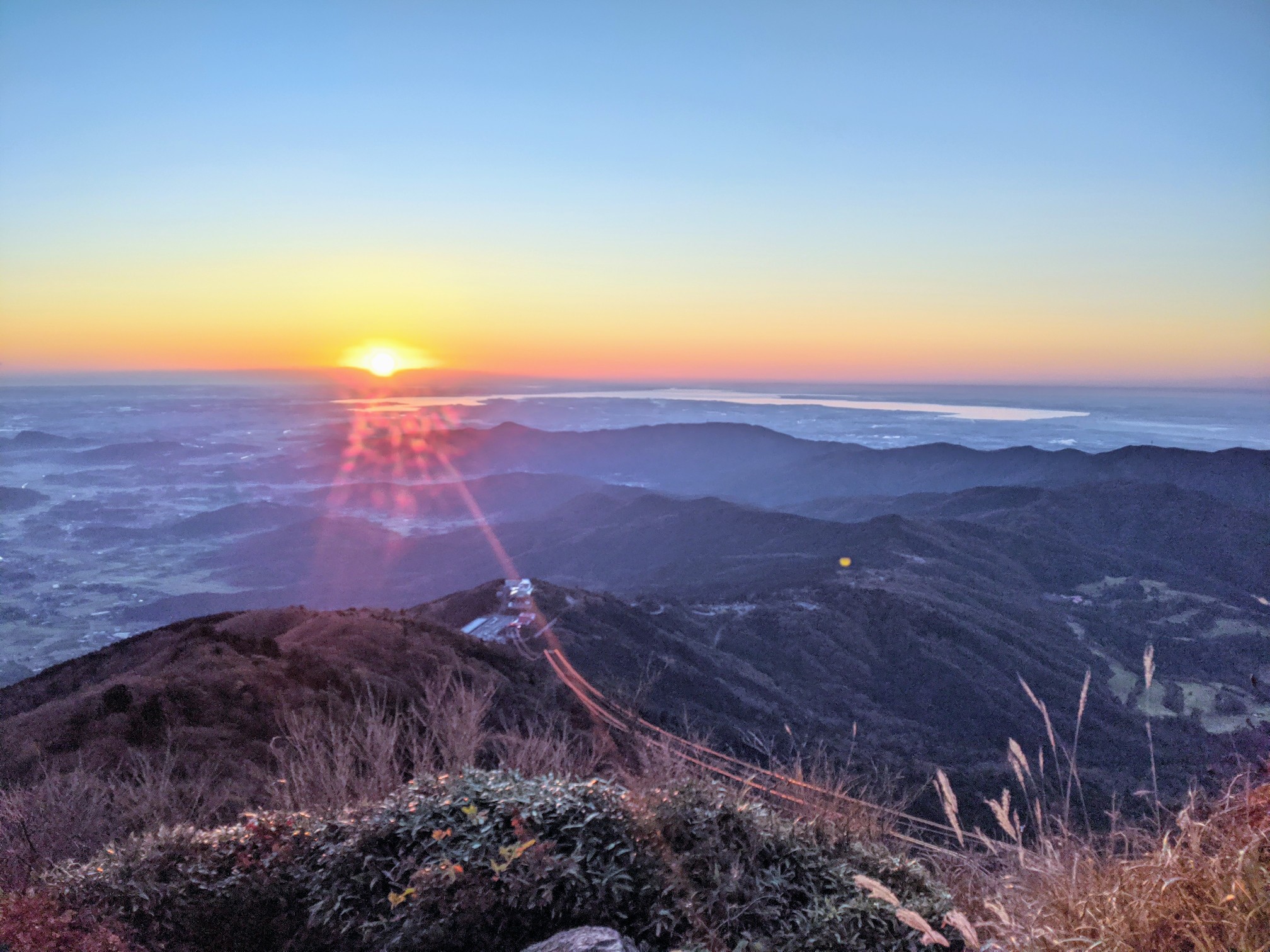 夜明けの筑波山 19秋 Khakiさんの筑波山の活動データ Yamap ヤマップ