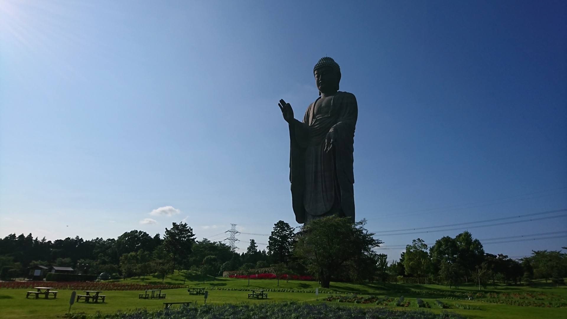 牛久大仏 07 19 ひろみちさんのつくば市の活動日記 Yamap ヤマップ