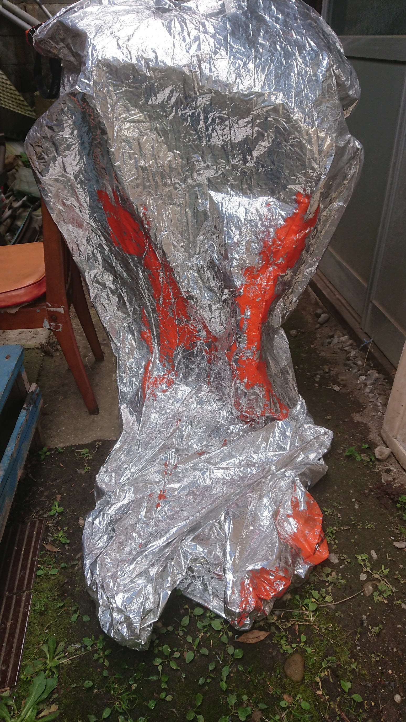 木六山・銀次郎山 二回使用で銀色の部分にはがれ