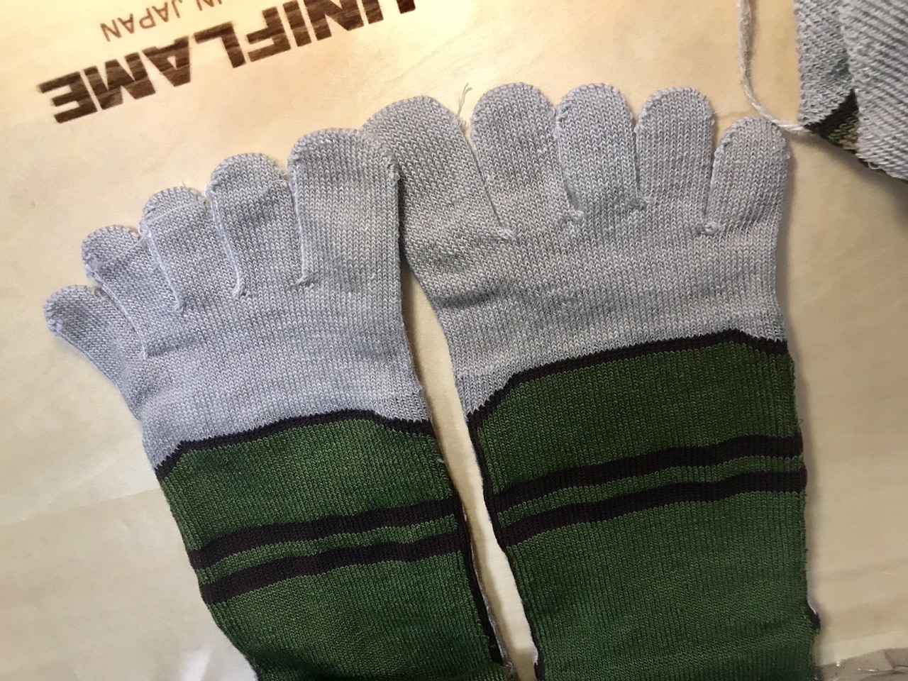 ワークマンのメリノウールソックス 5本指 くろすさんのモーメント Yamap ヤマップ