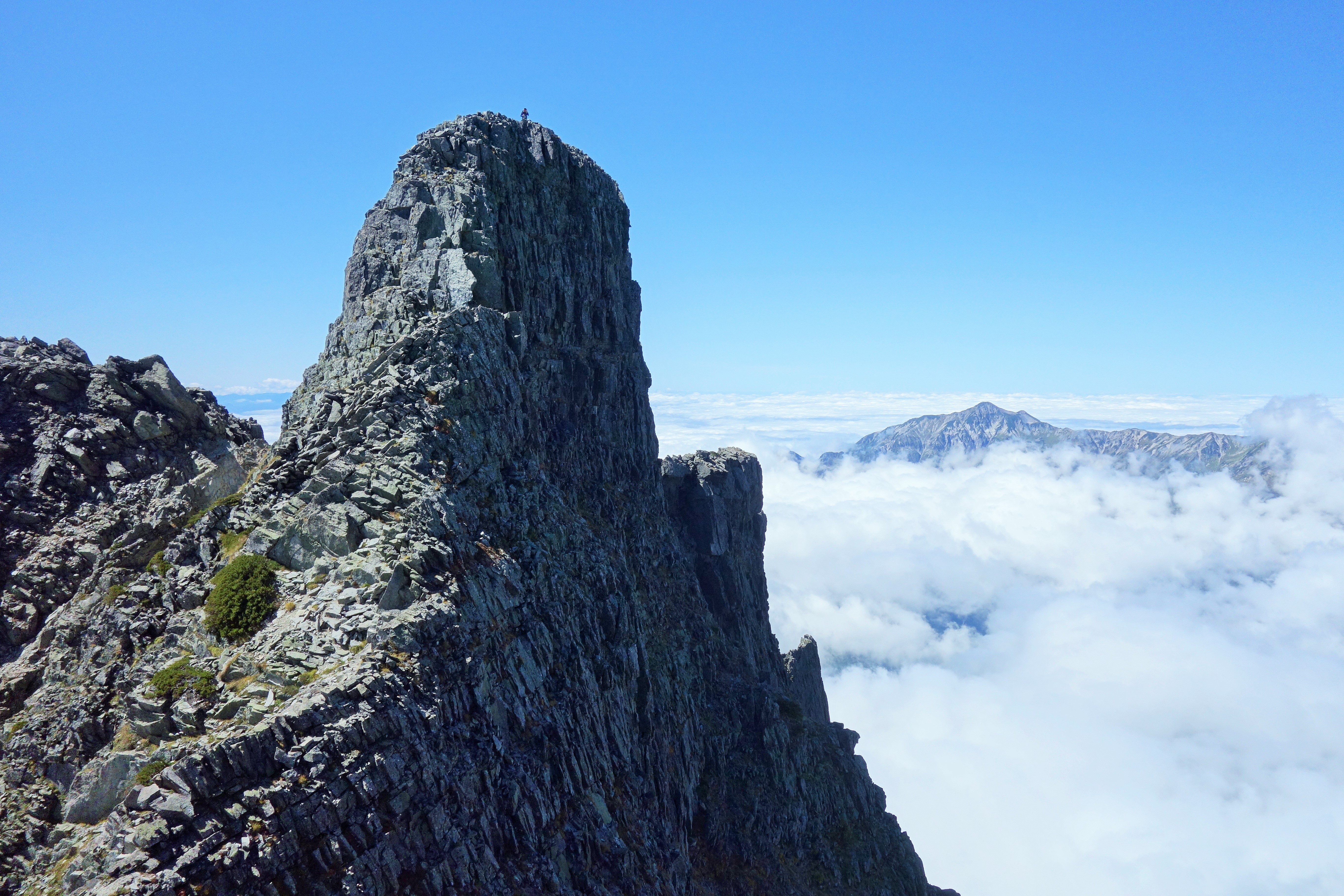 西穂高岳からジャンダルム 奥穂高岳を経て北穂高岳へ 赤城榛名さんの槍ヶ岳 穂高岳 上高地の活動データ Yamap ヤマップ
