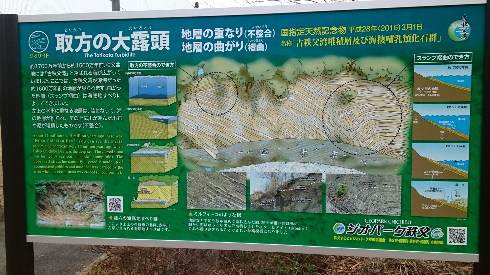 秩父 取方の大露頭は秩父が湾の海底にあっ Tamaさんのモーメント Yamap ヤマップ