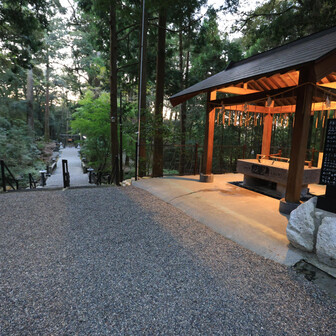 行縢山 まずは挨拶と、今日の無事を祈願します