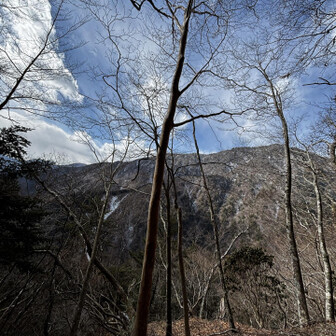 山伏・八紘嶺・笹山 五色の頭は先日より、さほど雪が無いように見える