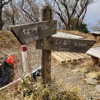 ここで休憩していた、伐採作業中らしきオジサマたちに三角点の居所を尋ねてみると、『そーいや無いねぇ😅』とのこと。

オジサマたちの作業のおかげで無事に歩けます。どうもありがとうございます🙏