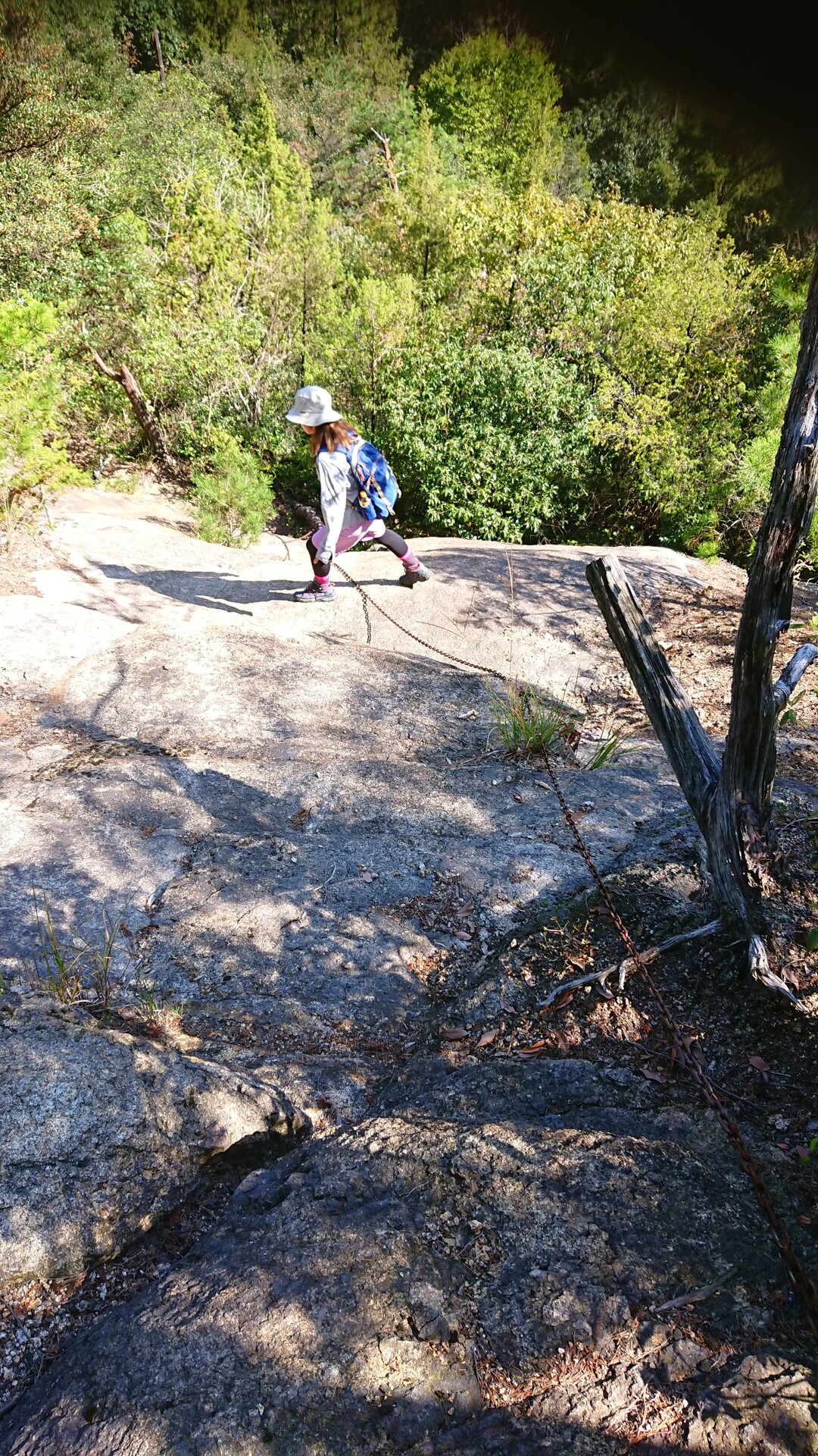 三田山 山上権現 で岩登りを楽しむ 倉敷市 倉敷エリア の写真16枚目 二ヶ所目の鎖場 比較的簡単 上級者なら鎖 Yamap ヤマップ