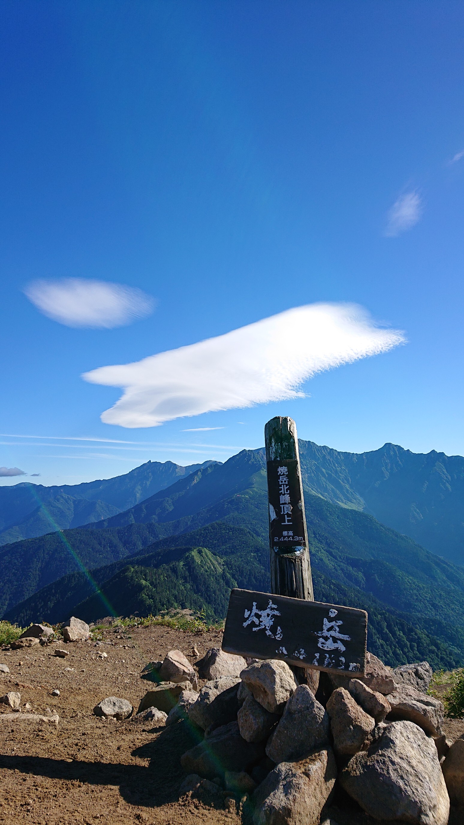 焼岳 北峰 中の湯ルート 駐車場 登山道事情 かめさんの槍ヶ岳 穂高岳 上高地の活動データ Yamap ヤマップ