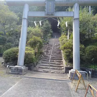 今熊神社の鳥居を潜り、延々と続く石階段を登る(石碑は見ましたが急登に疲れ天狗岩は写真撮り忘れました)