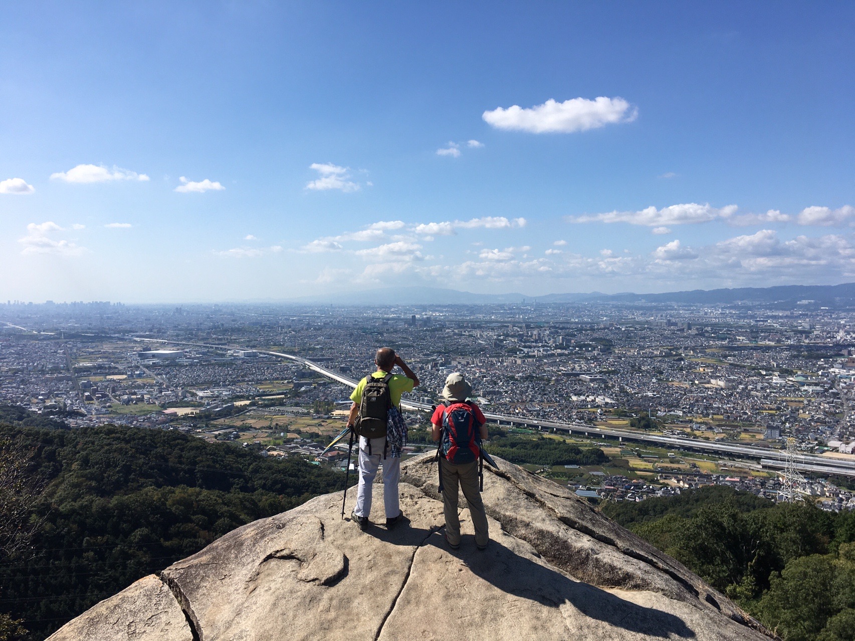 旗振山 交野山 大阪府 2009 12 31 山の足あと