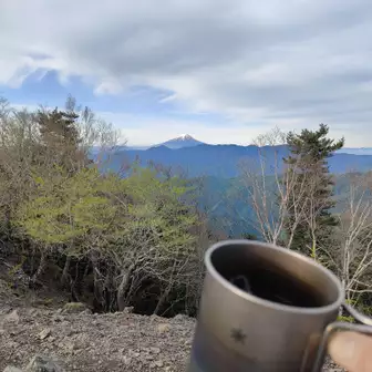 富士山見ながらコーヒータイム　