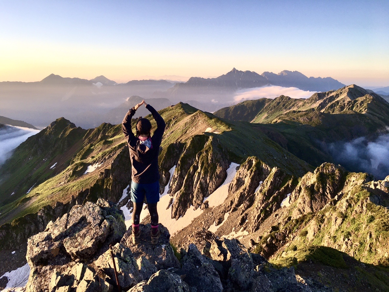 北アルプス大縦走 薬師岳 雲ノ平 水晶岳 鷲羽岳 三俣蓮華 双六岳 ちゃんみきさんの水晶岳 薬師岳 黒部五郎岳の活動日記 Yamap ヤマップ