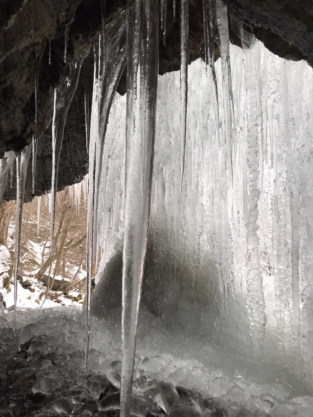 大普賢岳氷瀑 アイスガーデン ブライダルベール ちゃまこさんの大峯奥駈道 その1 吉野 山上ヶ岳 の活動日記 Yamap ヤマップ