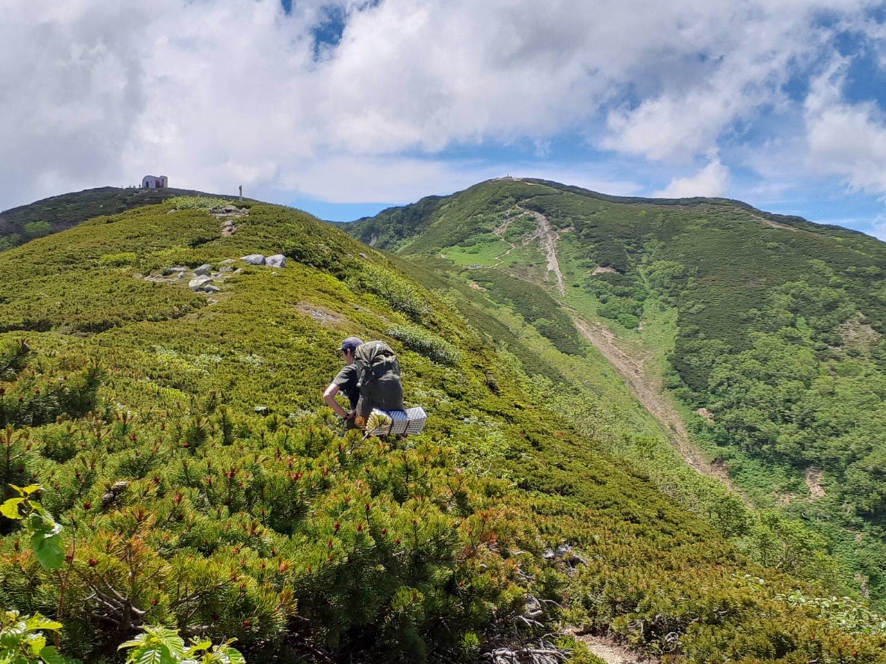 檜尾避難小屋から木曽駒ヶ岳 伊那前岳 Tak60さんの木曽駒ヶ岳 空木岳 越百山の活動データ Yamap ヤマップ