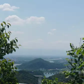 継鹿尾山山頂からの景色