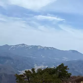 昨年登った安達太良山が見える❤️
