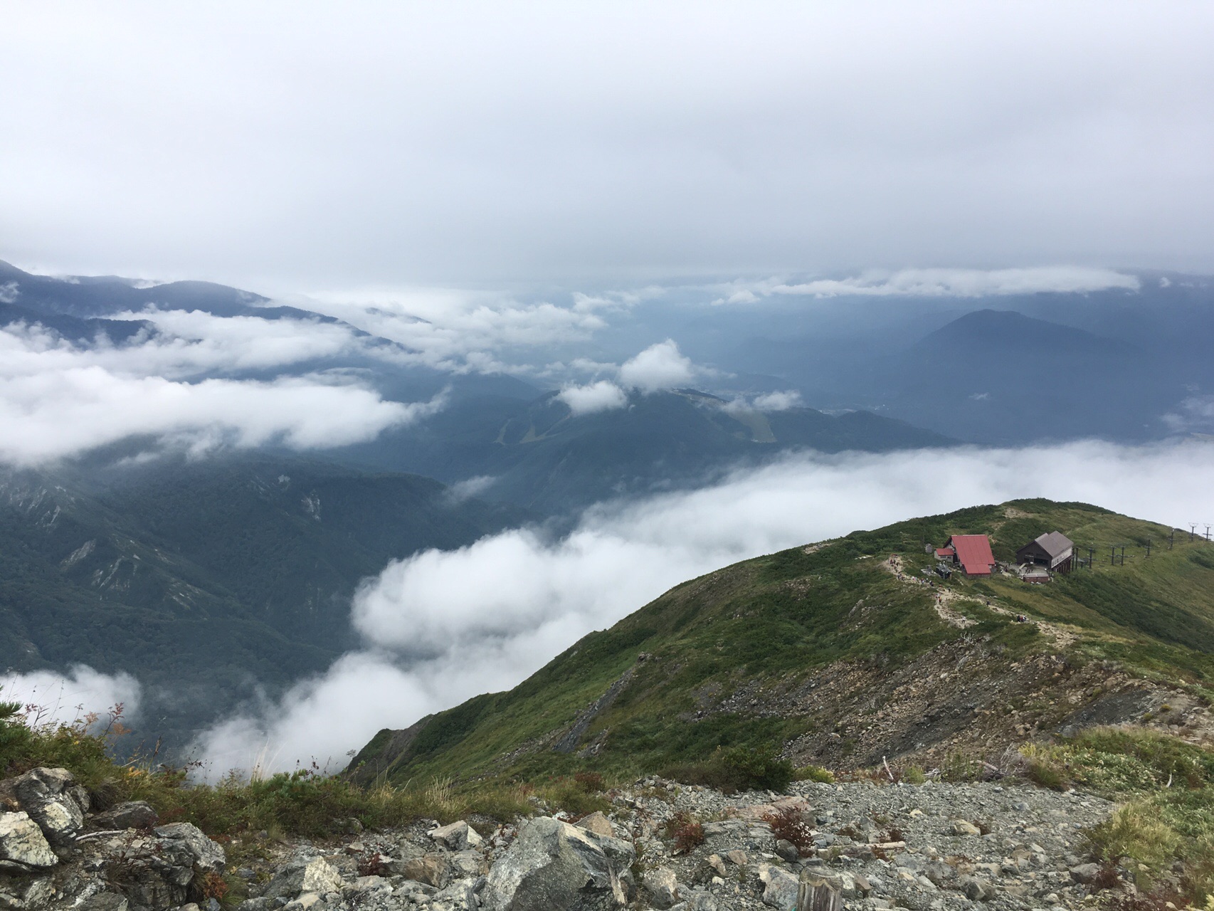 またしても ガスの八方池 ケロヨンさんの鹿島槍ヶ岳 五竜岳 五龍岳 唐松岳の活動日記 Yamap ヤマップ