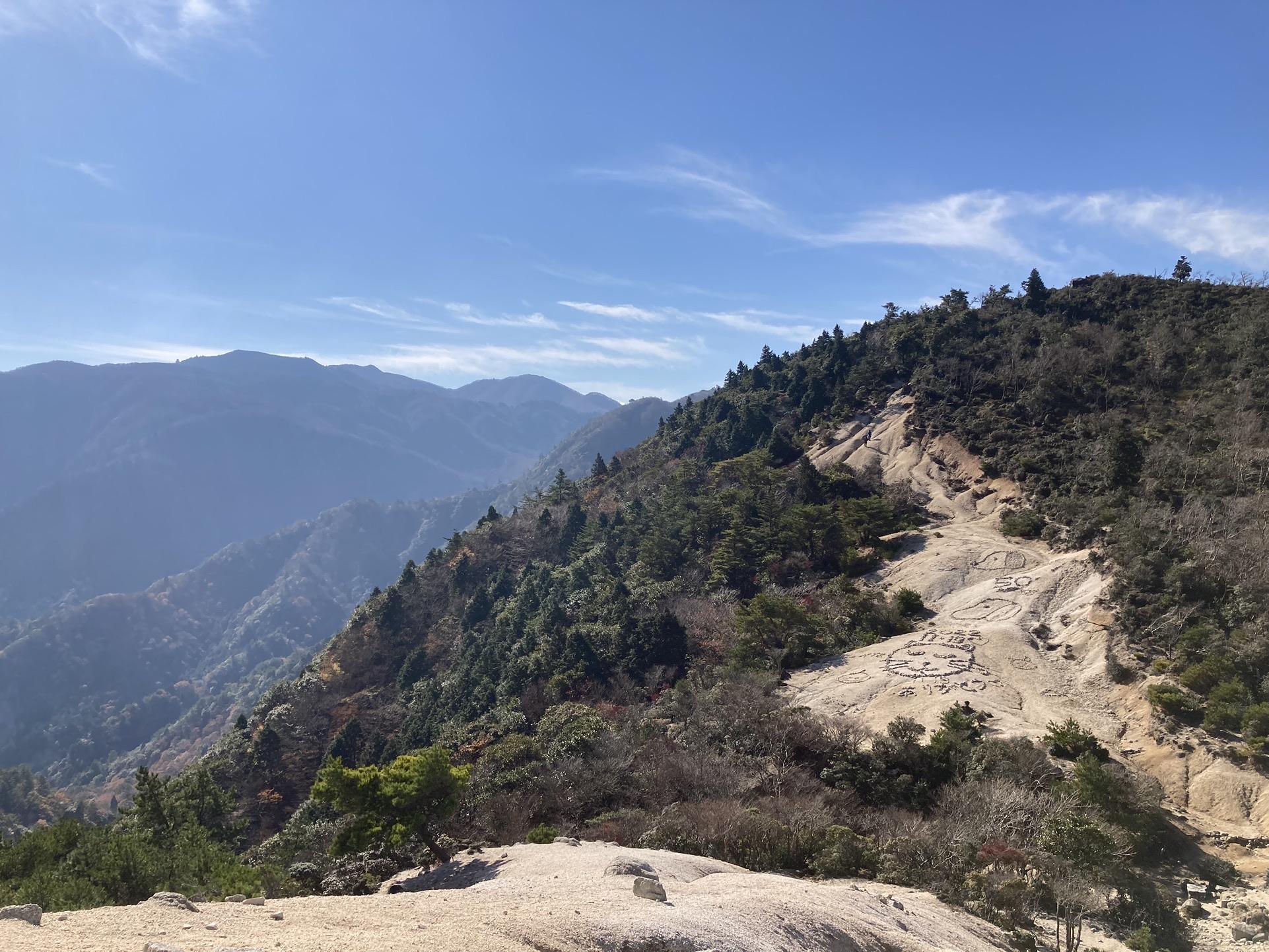 釈迦ヶ岳 穏やかな天気で汗冷えもせず