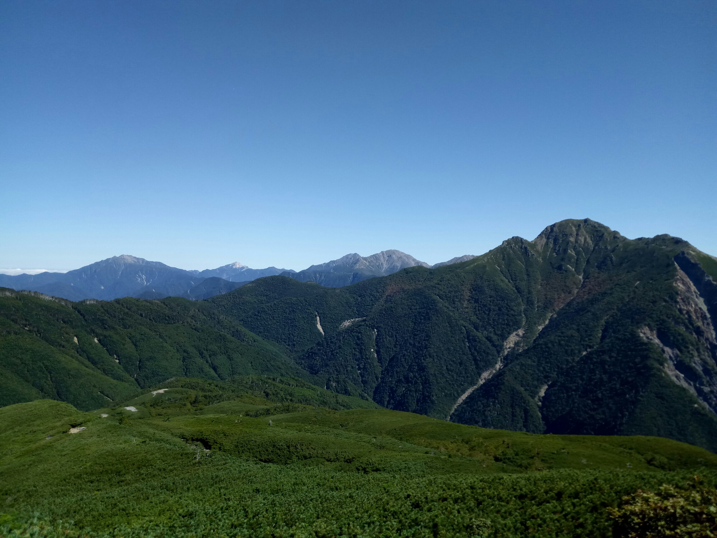リベンジ大成功 烏帽子岳 小河内岳 19 09 15 もすさんの塩見岳 権右衛門山 蝙蝠岳の活動日記 Yamap ヤマップ