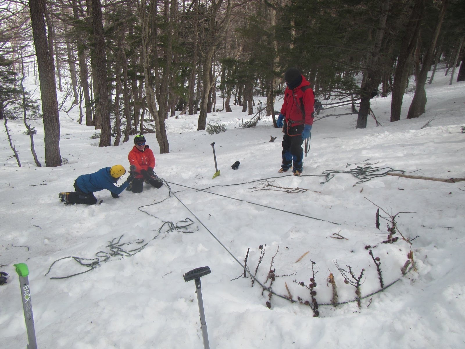春なのに雪山訓練 弱層テストやら支点構築いろいろ カワユス スノーボラードとか 艸 ｳﾌ Su Niiyanさんの富士山の活動データ Yamap ヤマップ