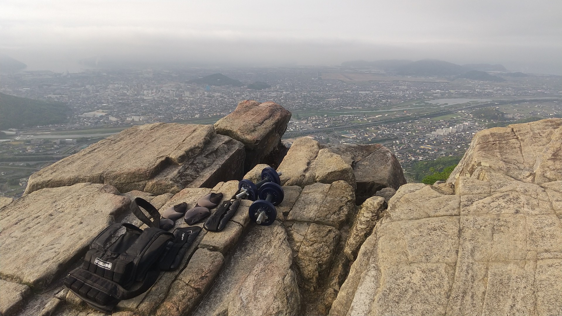 限界突破 ５０kg重り登山 Nblueyaさんの右田ヶ岳 西目山 楞厳寺山の活動データ Yamap ヤマップ