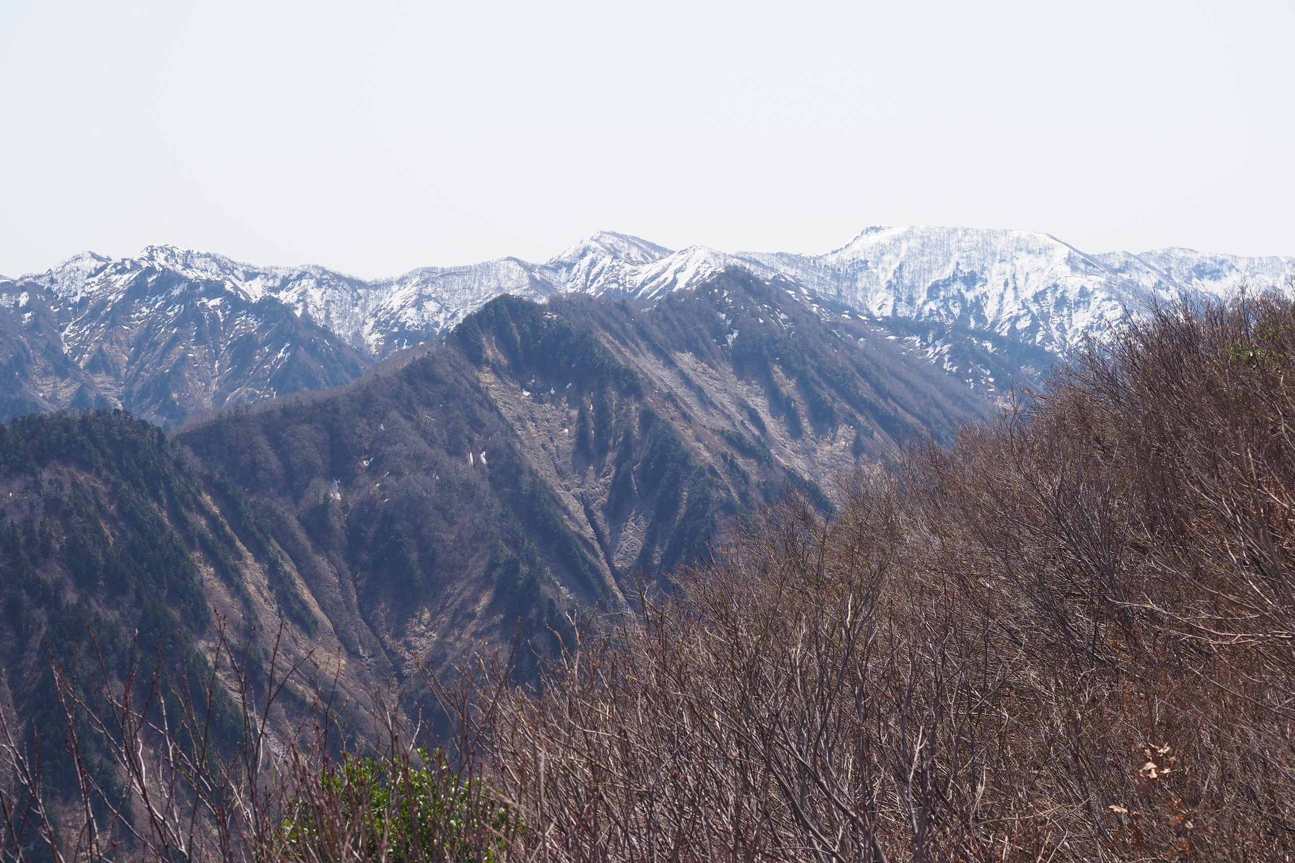 木六山・銀次郎山 銀次郎から五剣谷