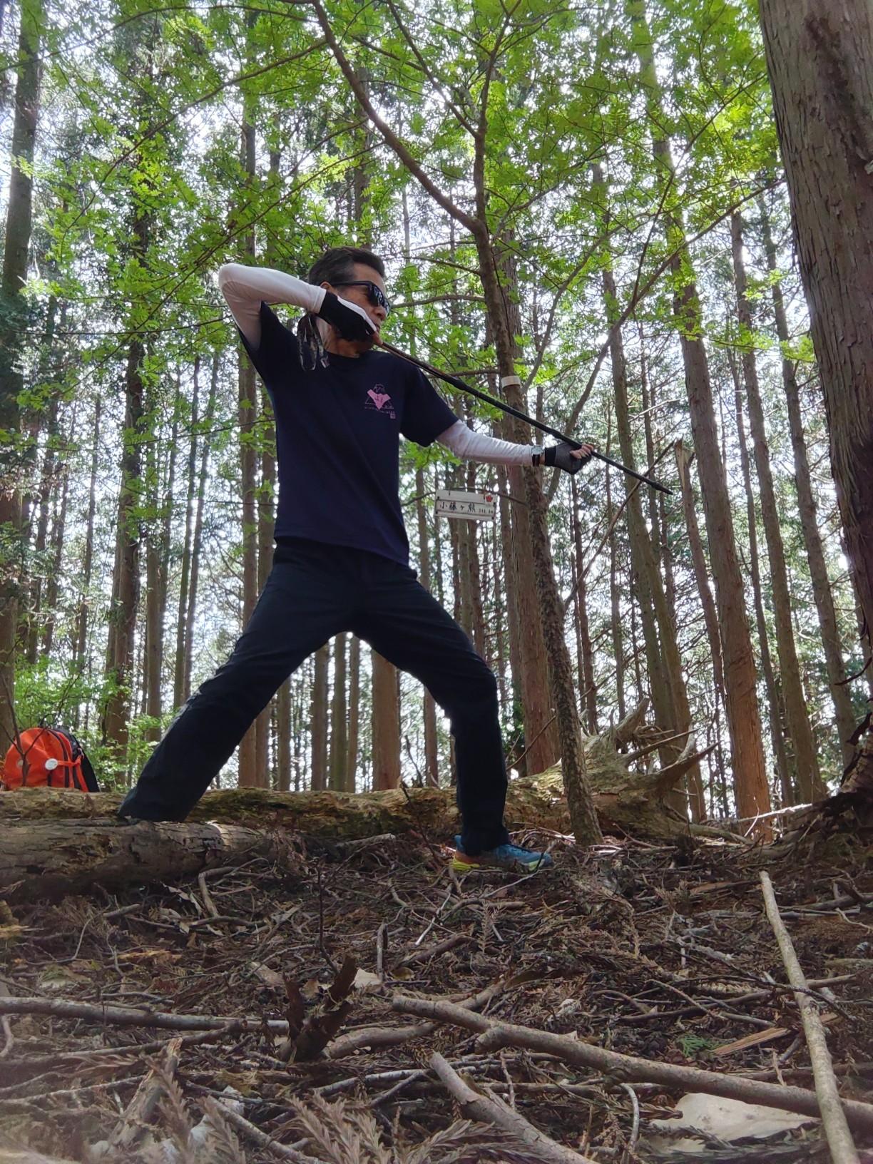小鬢鏡・鬢鏡山・白山・高山・愛宕山・小藤ヶ熊・宝満山・セビガ尾山 / ゴルゴ62さんの犬鳴山・西山（鮎坂山）の活動データ | YAMAP / ヤマップ