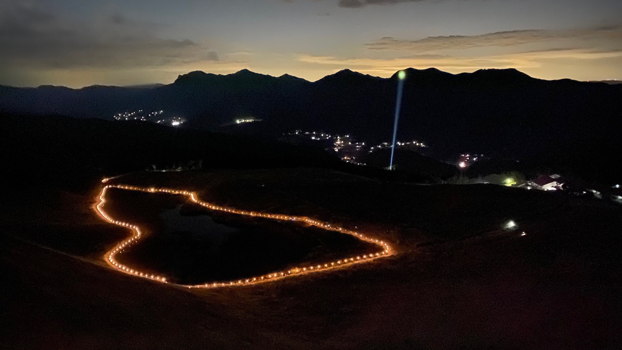 曽爾高原 山灯り Mac Filmsさんの倶留尊山 曽爾高原 古光山の活動データ Yamap ヤマップ