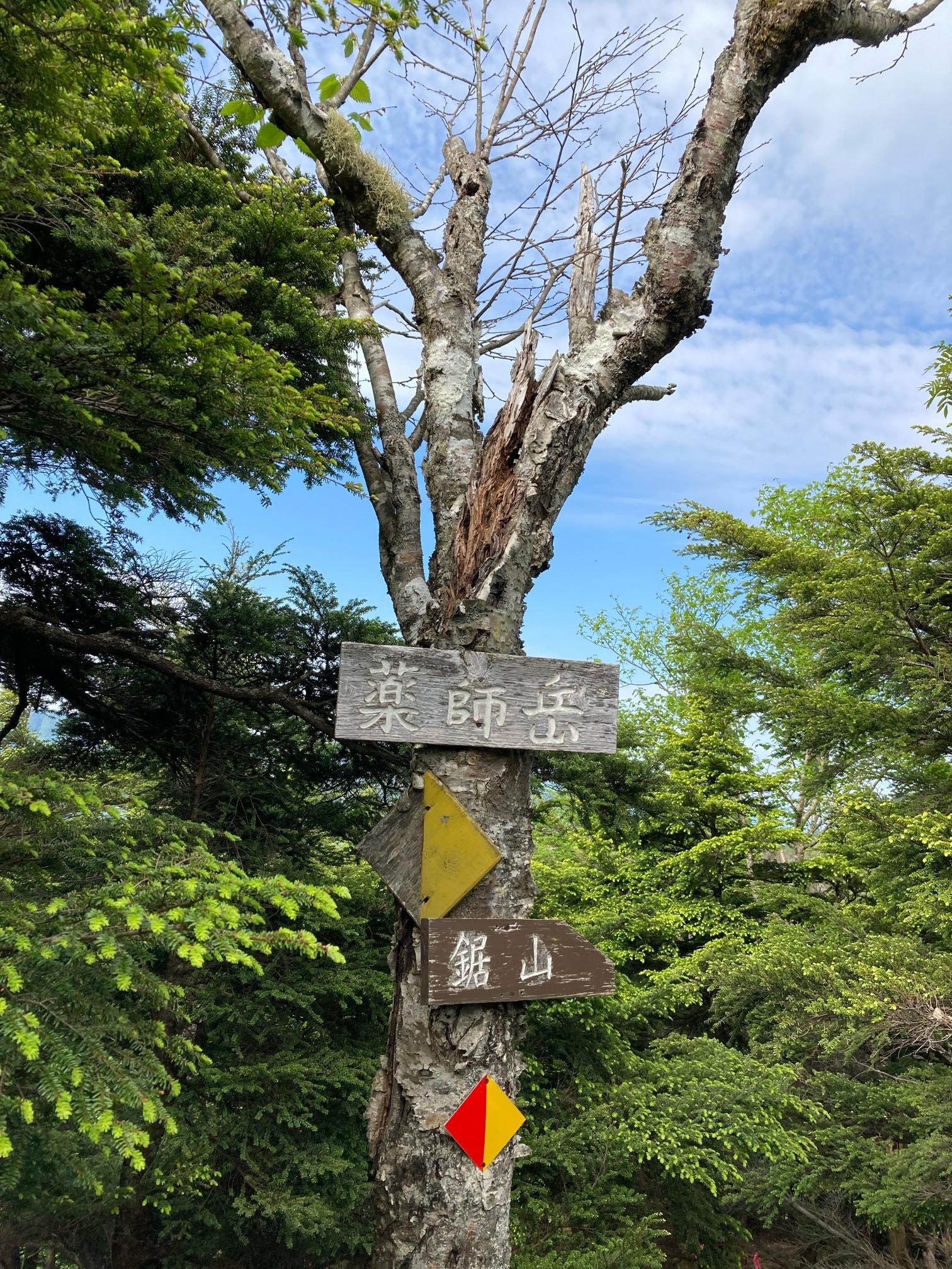 皇海山・袈裟丸山・庚申山 ここから鋸山までが難所と言われてます