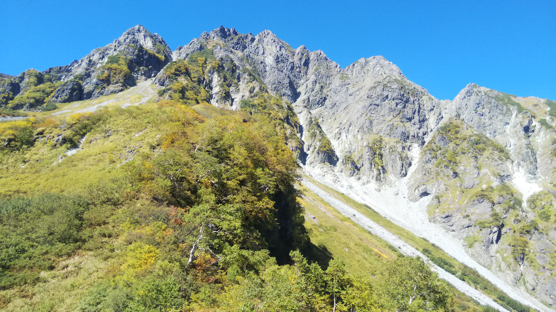北ア 穂高の瞳 奥又白池2470m 前穂高岳北尾根5 6コル 涸沢 屏風ノ耳2565 6m 屏風ノ頭2535 0m 徳沢起点周回ルート 穂高の池巡り1日目 Shimoさんの槍ヶ岳 穂高岳 上高地の活動日記 Yamap ヤマップ