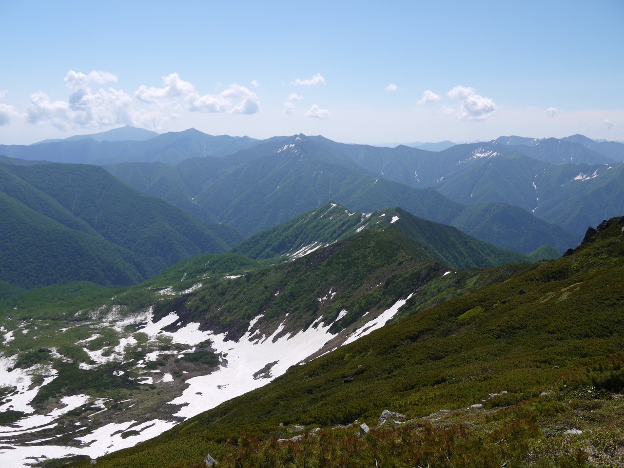 幌尻岳 幌尻岳新冠陽希コース 登山道確認 ぶたんたさんの幌尻岳 戸蔦別岳 伏美岳の活動データ Yamap ヤマップ