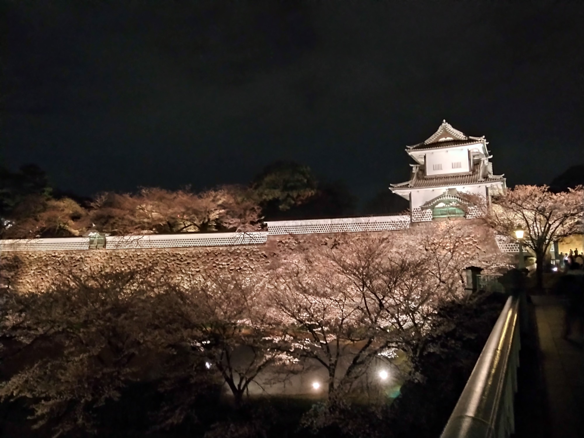 金沢城公園 兼六園ライトアップ22 04 03 八百坂さんの金沢市の活動データ Yamap ヤマップ