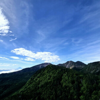 ニュウの山頂
素晴らしい景色
富士山やっと見れました