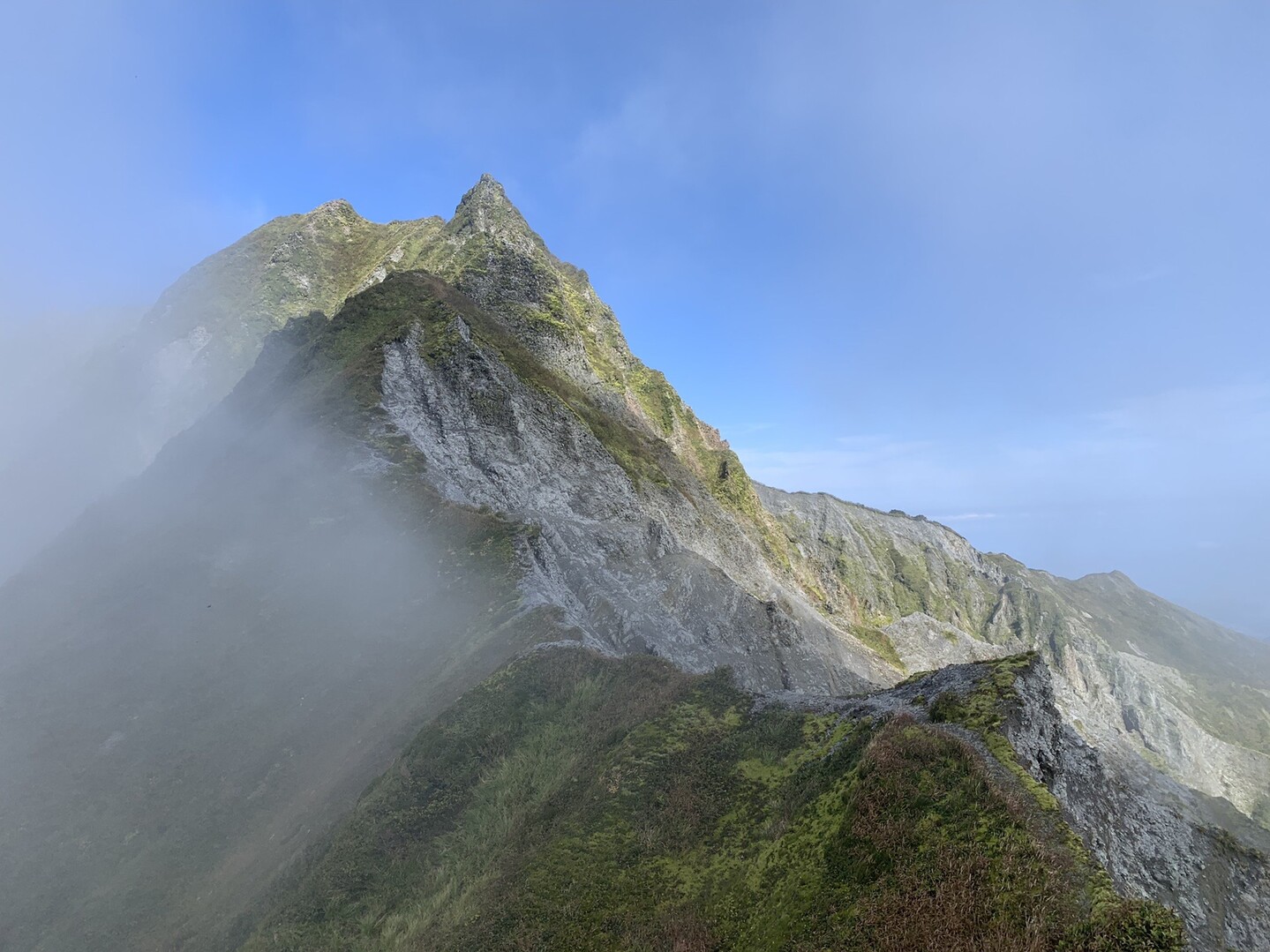 大山 鳥取県 鳥越峠 キリン峠 槍ヶ峰 19 10 05 大山 鳥取県 甲ヶ山 野田ヶ山の写真35枚目 槍が峰かっこいい Yamap ヤマップ