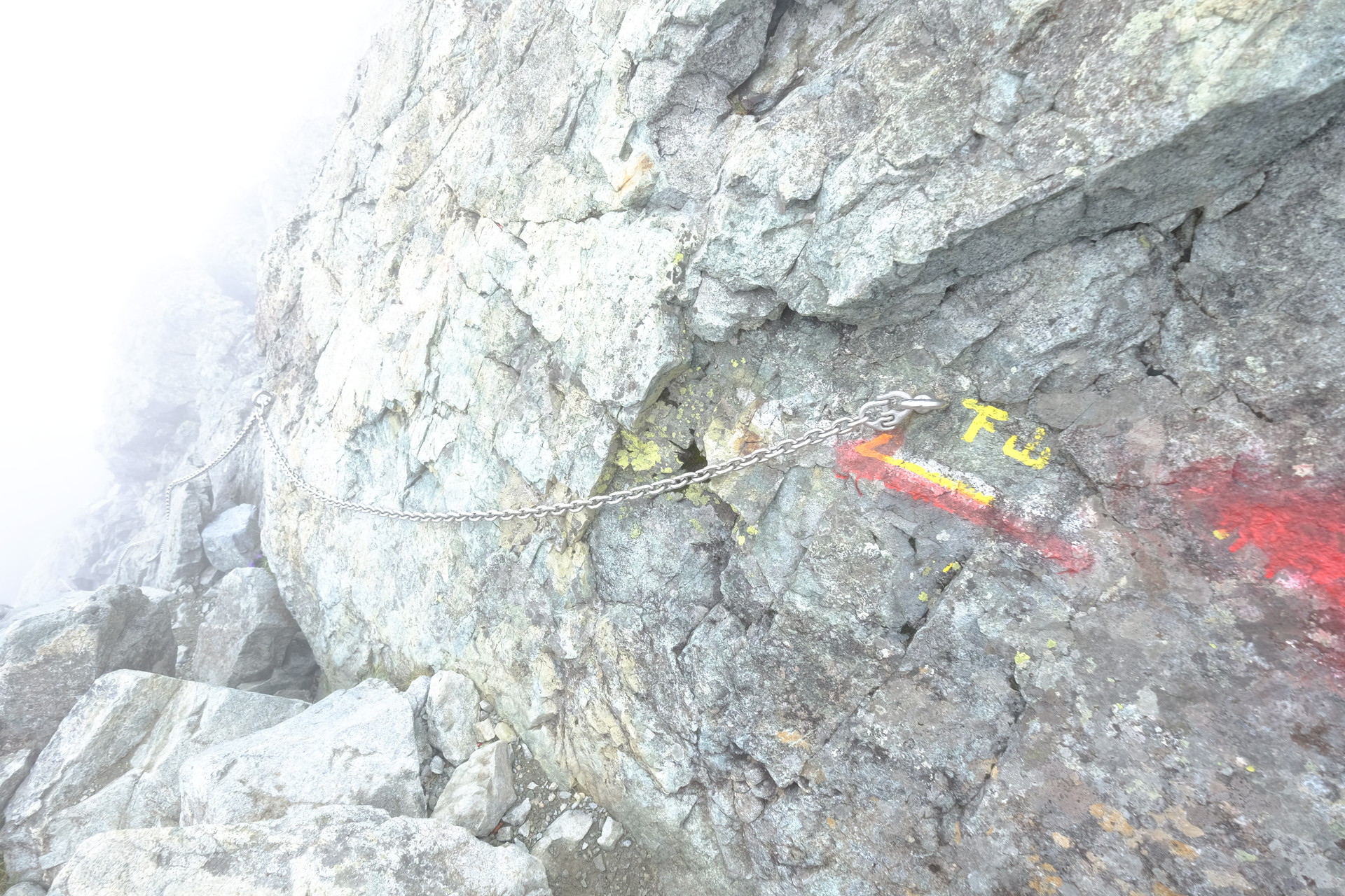 剱岳 立山 雨の中のカニのヨコバイ通過 Ktrさんの立山 雄山 浄土山の活動日記 Yamap ヤマップ
