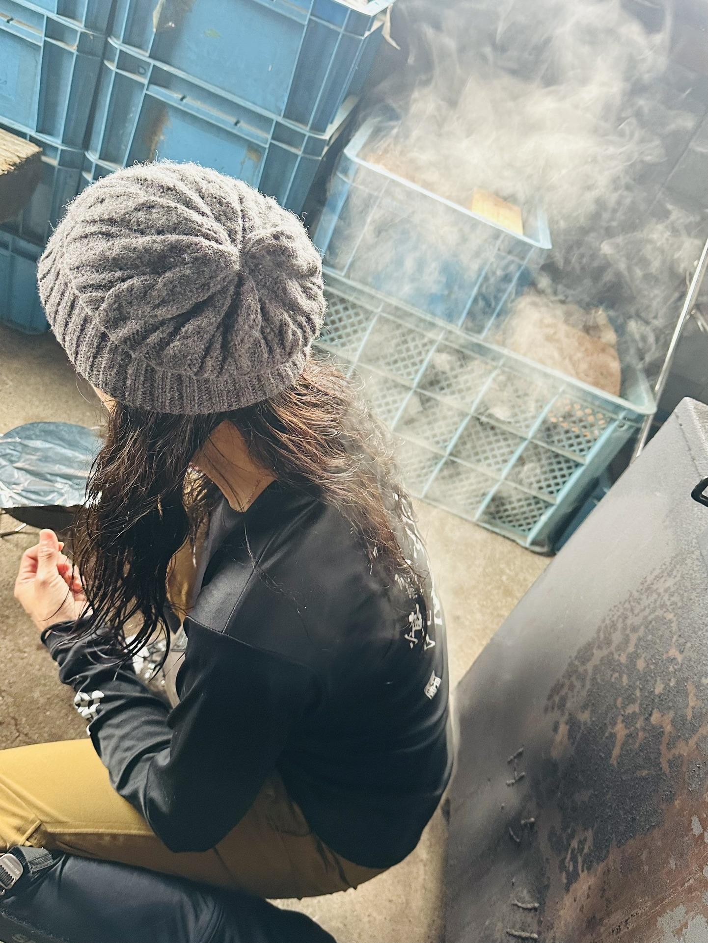 医王山・白兀山・箱屋谷山 ラッセル先頭のかずみちゃん、背中から湯気モクモク🤭✨