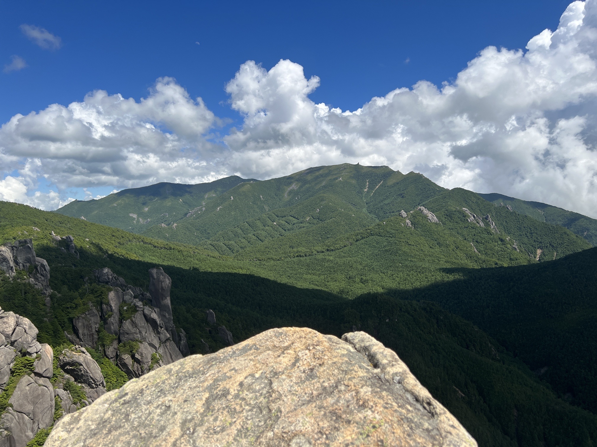 金峰山、真正面！