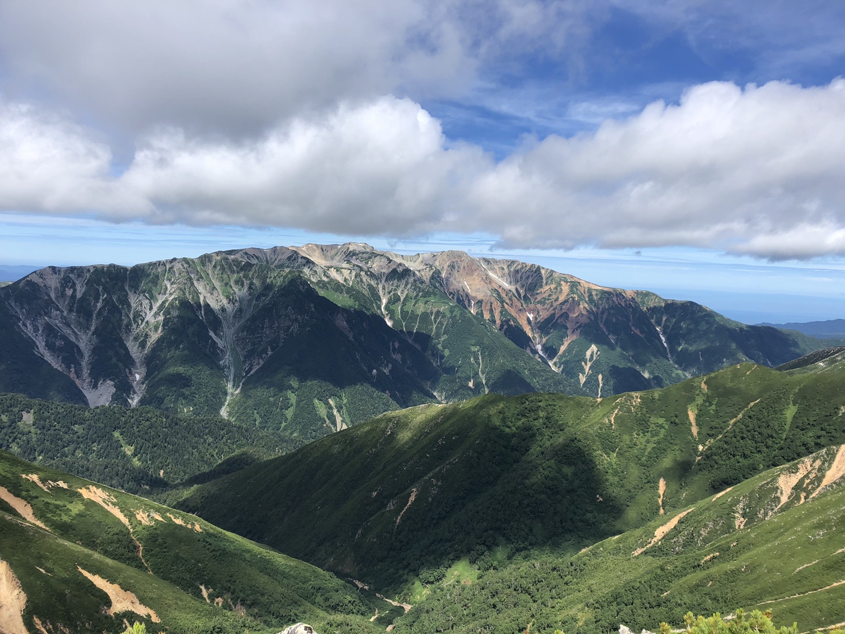 祖母岳 祖父岳 水晶岳 水晶岳 北峰 温泉沢ノ頭 赤牛岳 ククさんさんの水晶岳 薬師岳 黒部五郎岳の活動データ Yamap ヤマップ