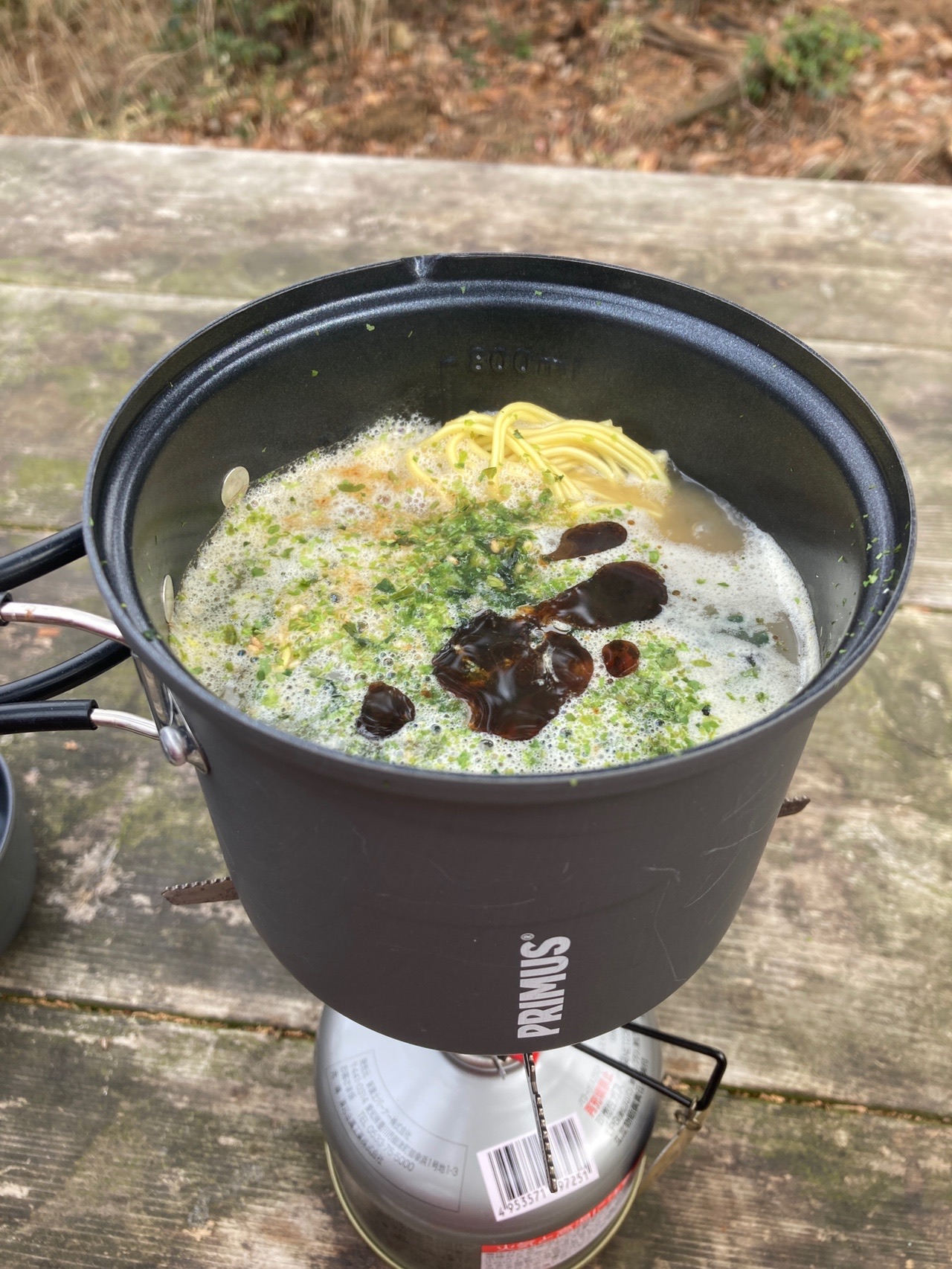 高尾山一丁平でラーメン ましとさんの高尾山 陣馬山 景信山の活動データ Yamap ヤマップ
