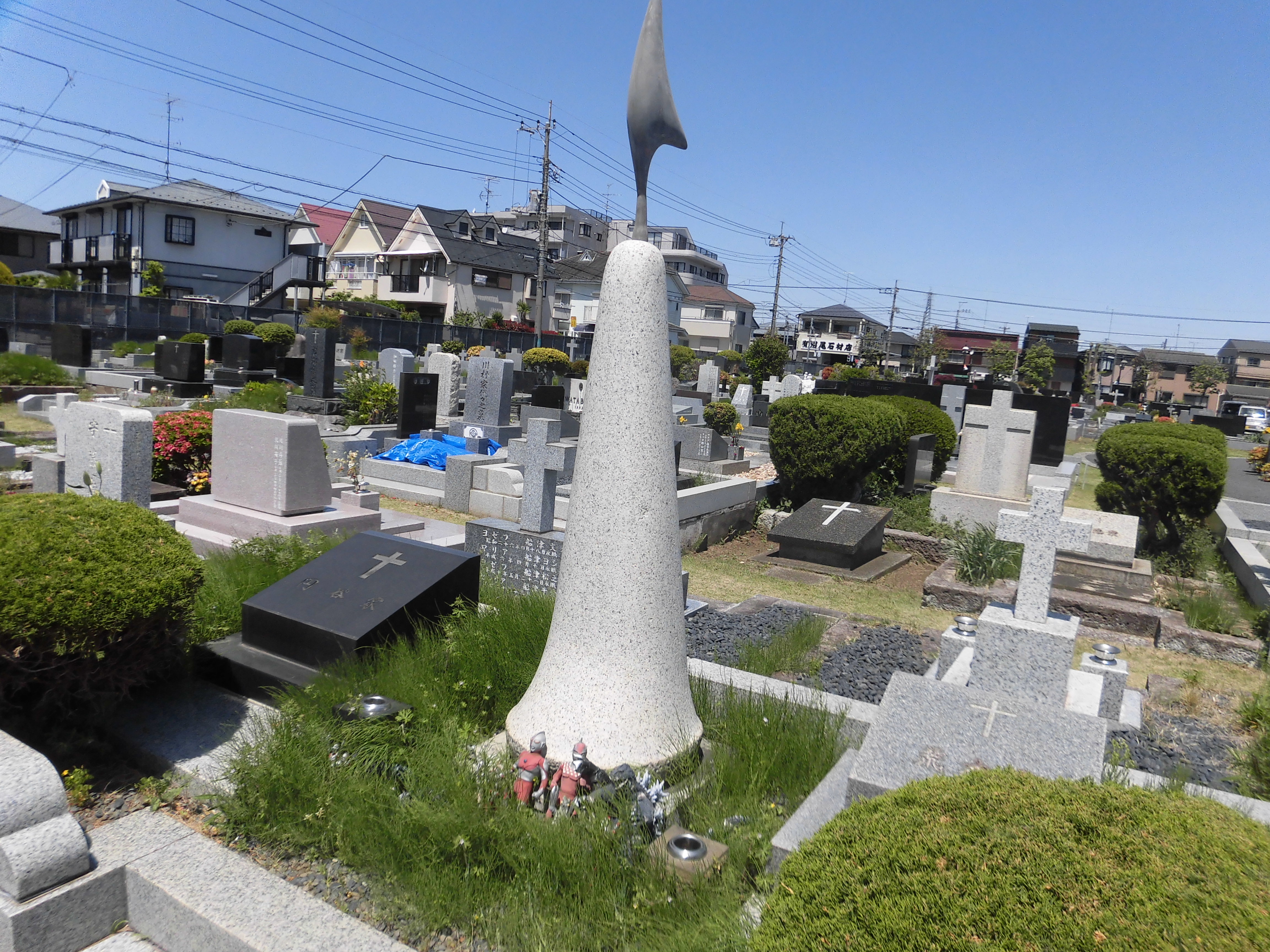 円谷監督の墓 カトリック教会 Tadamacさんの府中市 東京都 の活動日記 Yamap ヤマップ