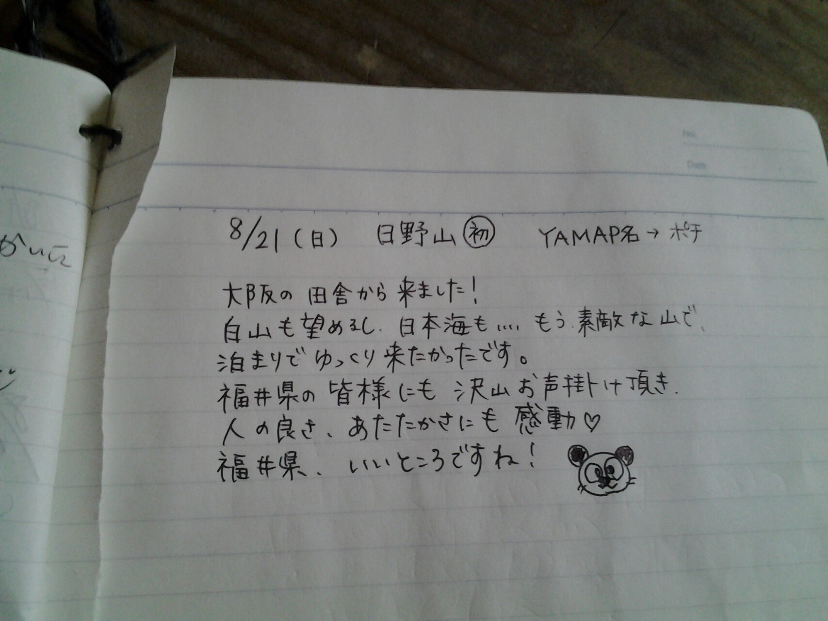 日野山 越前富士ハイキング ポチさんの日野山の活動日記 Yamap ヤマップ