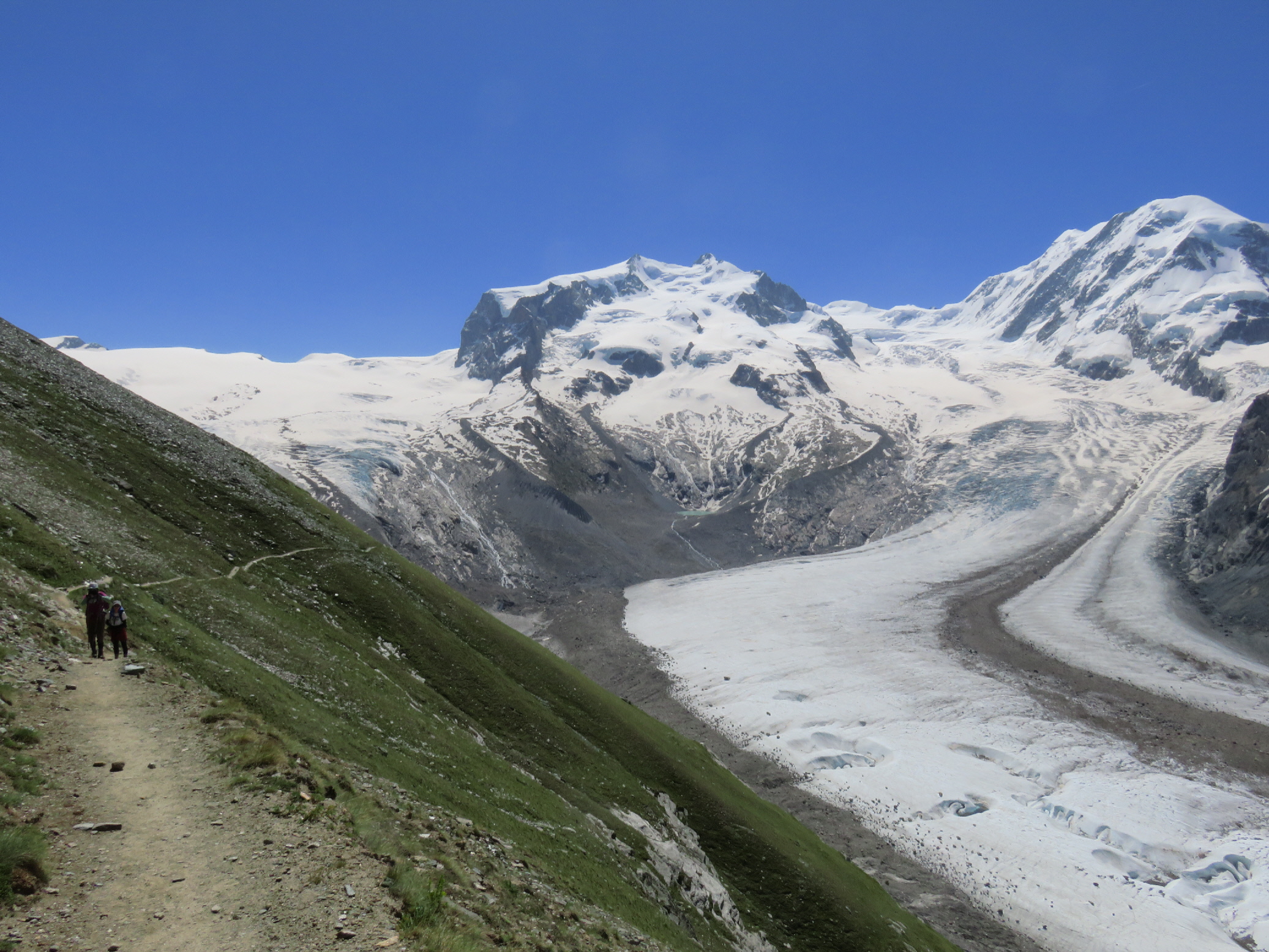 スイス山旅２日目 ローテンボーデン モンテローザ小屋を目指す が撤退 Yukaさんのザースフェーの活動日記 Yamap ヤマップ